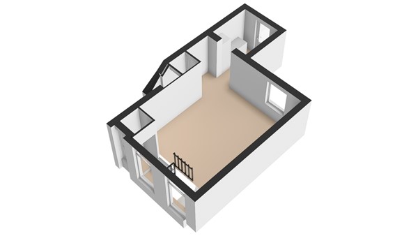 Floorplan - Kanaalstraat 106H, 1054 XM Amsterdam